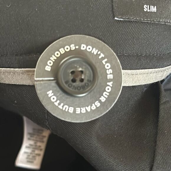 Bonobos Weekday Warrior Dress Pants Monday Blue Slim Fit size 38/32 - Picture 7 of 9